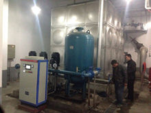 天津市武清区建筑工程总公司第五建筑公司 嘉峰大厦热水泵站不锈钢水箱、恒压供水泵组